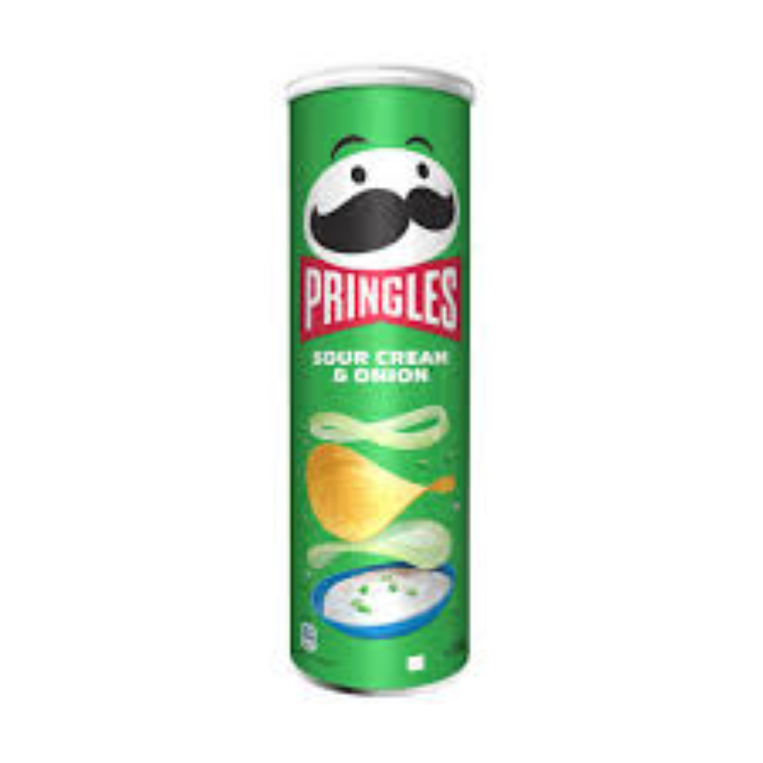 PRINGLES SOUR CREAM &ONION 165G